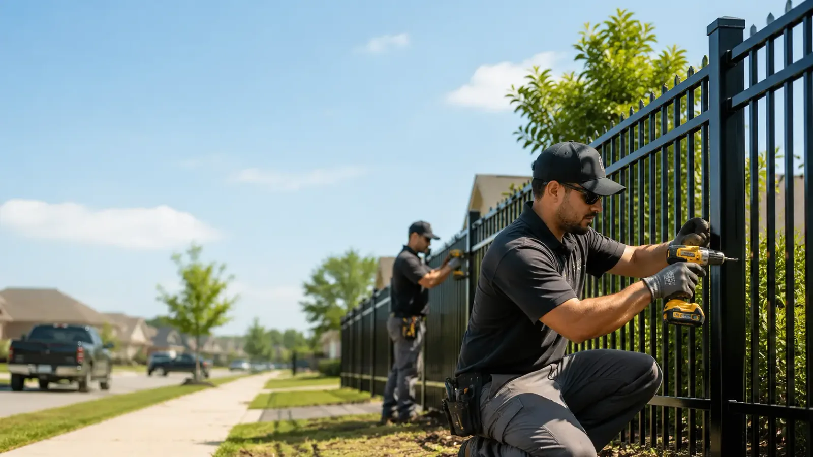 Metal Fence Installation in Croton, OH